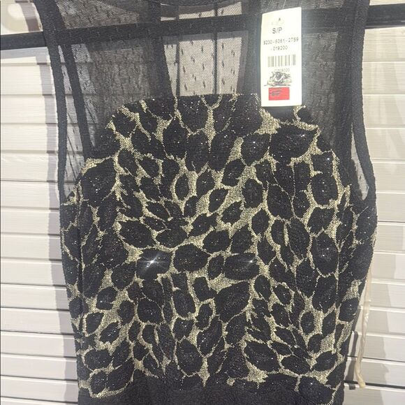 Suzy Shier Sheer Black Mini Dress - Picture 3 of 11